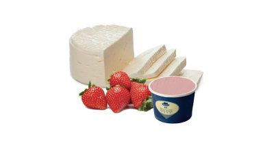草莓白乳酪gelato